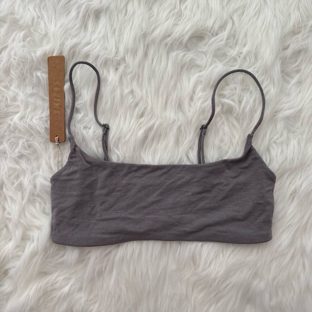 Skims Modal Skimpy Scoop Bralette Shadow Size XS